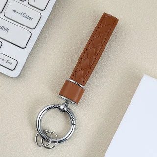 Шкіряний брелок-ремінець для ключів і телефону для Apple Brown