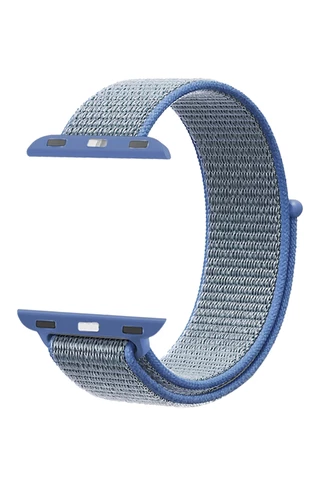 Нейлоновий ремінець Nylon Sport для Apple Watch 38|40|41|42 (10 series) mm Blue