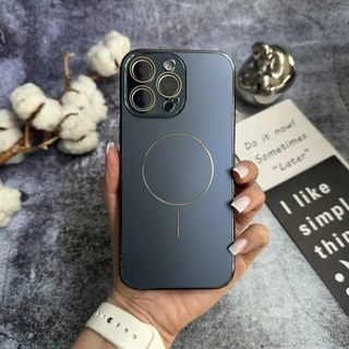 Матовий чохол MagSafe мінімалістичний дизайн захист і стиль Lume Case для iPhone 16 Pro Black