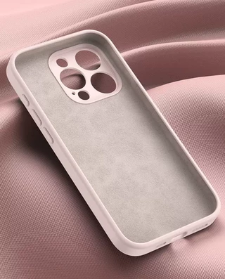 Силіконовий чохол з MagSafe та підставкою для iPhone 16 Pro Max Pink Sand
