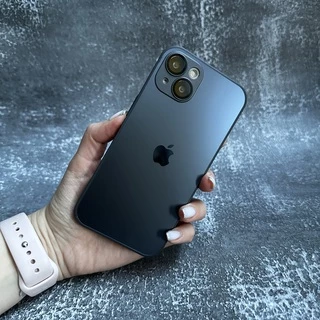 Чохол скляний матовий з захистом камери Matte AG-Glass для iPhone 13 Pro Max Black