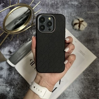 Чохол шкіряний Luxury leather case з магнітом MagSafe для iPhone 14 Pro Black