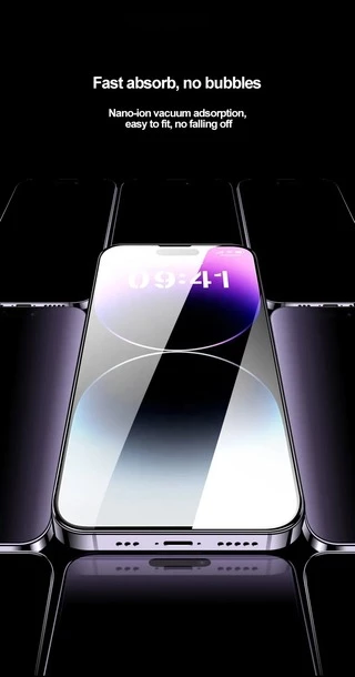 Захисне скло 10D Frame з направляючою рамкою для iPhone 13 Pro Max, iPhone 14 Plus Прозорий