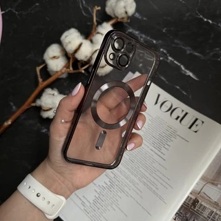 Чохол прозорий силікон Dream ultra MagSafe для iPhone 14 Black