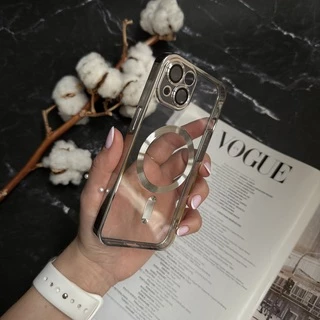 Чохол прозорий силікон Dream ultra MagSafe для iPhone 15 Silver