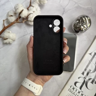 Чохол Silicone Case FULL 360 для iPhone 16 Black