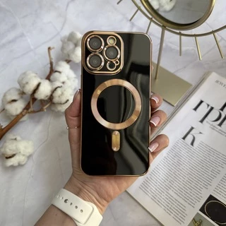 Чохол глянцевий силікон з Magsafe для iPhone 11 Pro Black