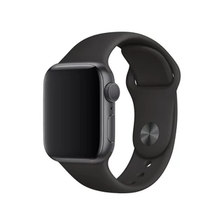 Силіконовий ремінець Watch Silicone для Apple Watch 42|44|45|46|49mm Black