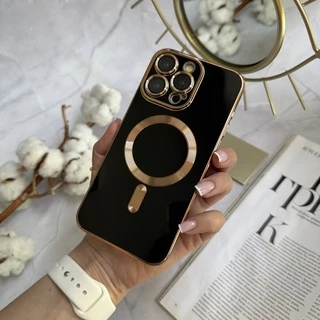 Чохол глянцевий силікон з Magsafe для iPhone 11 Pro Black