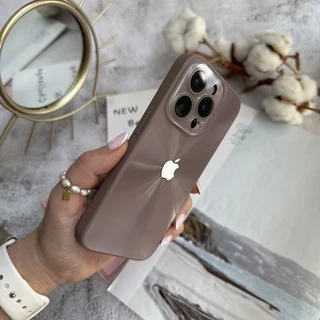 Чохол імітація скла Laser Disco case 3D logo для iPhone 13 Pro Lavender