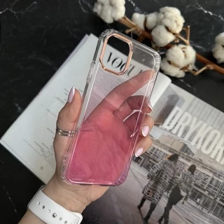 Силіконовий чохол з блискітками Shine OMBRE для iPhone 11 Pro Max Pink