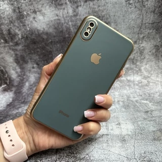 Чохол силіконовий матовий matte для iPhone XS Max Mist Blue
