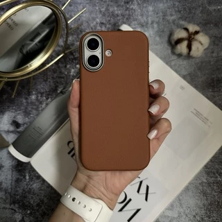 Чохол шкіряний Modern Leather з магнітом MagSafe для iPhone 16 Coffee