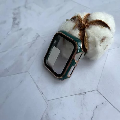 Чохол Прозорий Premium Clear Case PC LUX для Apple Watch 41 mm Forest Green