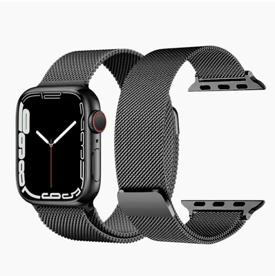 Ремінець металевий мілянська петля для Apple Watch 42|44|45|46|49mm Mist Blue