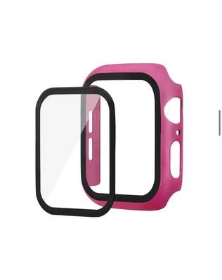 Чохол прозорий Colored board matte для Apple Watch 40 mm / SE 40mm Dragon fruit