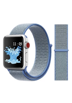 Нейлоновий ремінець Nylon Sport для Apple Watch 42|44|45|46|49mm Blue