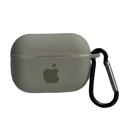 Чохол силіконовий Silicone Case з Logo для Apple AirPods Pro Stone