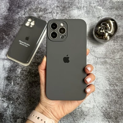 Чохол Silicone Case FULL 360 для iPhone 16 Pro Dark Grey