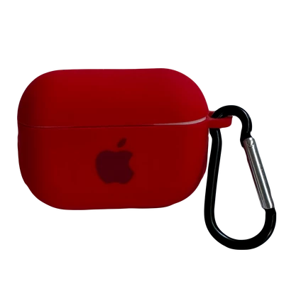 Чохол силіконовий Silicone Case з Logo для Apple AirPods Pro Red