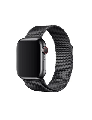 Ремінець металевий мілянська петля для Apple Watch 42|44|45|46|49mm Black