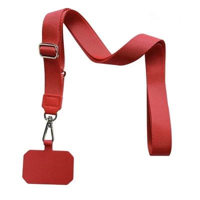 Універсальний шнурок для телефона через плече з карабіном Upex Red