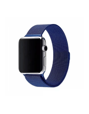 Ремінець металевий мілянська петля для Apple Watch 42|44|45|46|49mm Blue