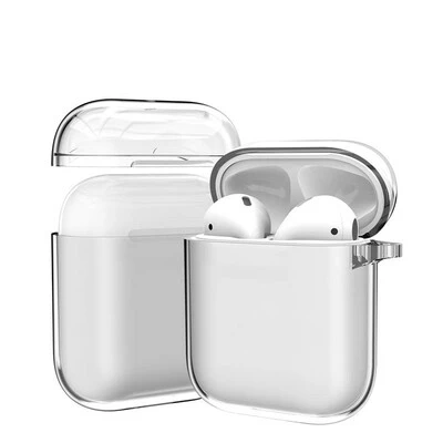 Прозорий захисний чохол Clear Case полікарбонат PC для Apple AirPods 1 / 2 Прозорий