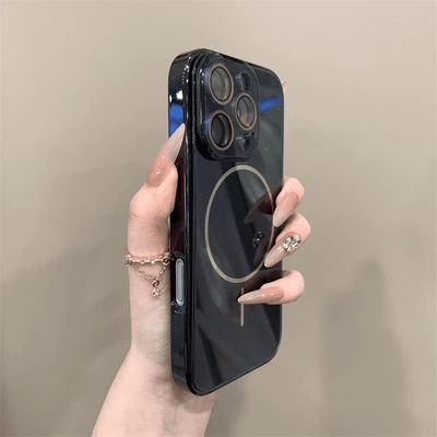 Глянцевий чохол Lume gloss з MagSafe для iPhone 15 Pro Max Black