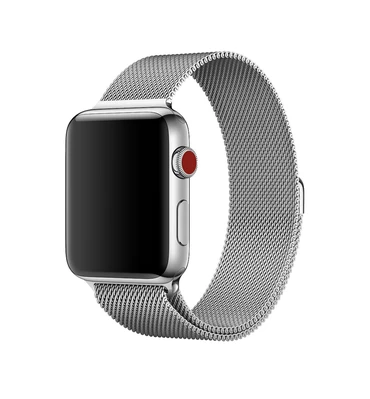 Ремінець металевий мілянська петля для Apple Watch 42|44|45|46|49mm Silver