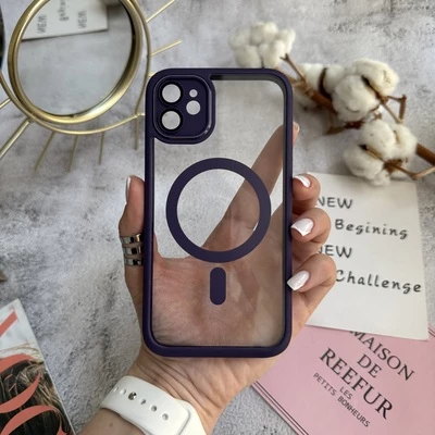 Чохол притиударний Avengare armour Magsafe для iPhone 12 Purple