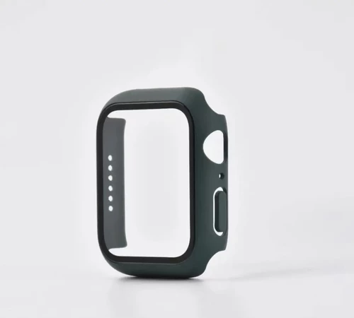 Чохол прозорий Colored board matte для Apple Watch 40 mm / SE 40mm Forest Green