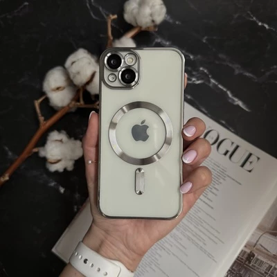 Чохол прозорий силікон Dream ultra MagSafe для iPhone 14 Silver