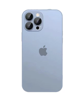 Чохол скляний матовий з захистом камери Matte AG-Glass для iPhone 11 Pro Max Sea Blue