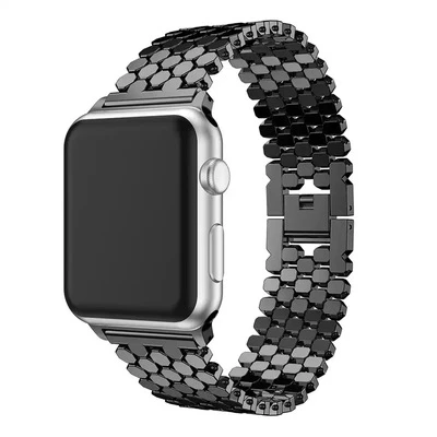Металевий ремінець Metal Drop Band для Apple Watch 42|44|45|46|49mm Black