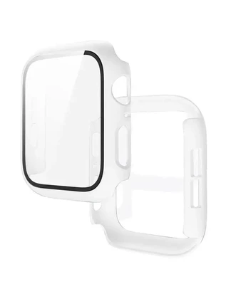 Чохол прозорий Colored board matte для Apple Watch 44 mm / SE 44mm White