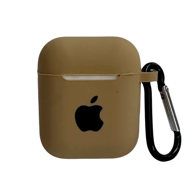 Чохол силіконовий Silicone Case з Logo для Apple AirPods 1 / 2 Gold
