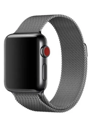Ремінець металевий мілянська петля для Apple Watch 38|40|41|42 (10 series) mm Dark Grey