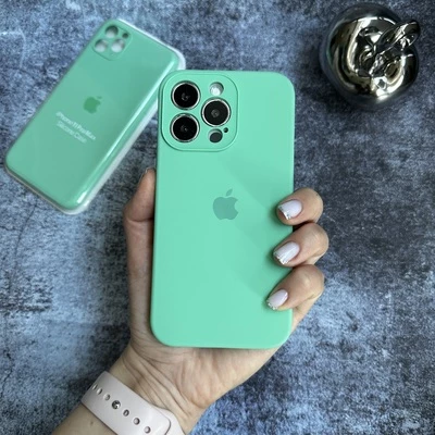Чохол Silicone Case FULL 360 для iPhone 12 Mint