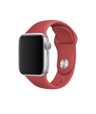 Силіконовий ремінець Watch Silicone для Apple Watch 38|40|41|42 (10 series) mm Red