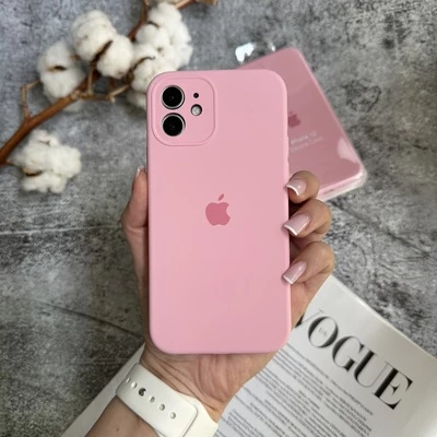 Чохол Silicone Case FULL 360 для iPhone 12 Pink