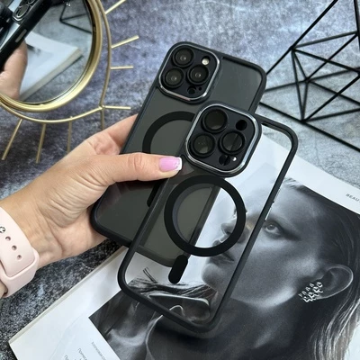 Чохол притиударний Avengare armour Magsafe для iPhone 14 Black