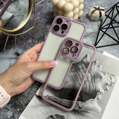 Чохол притиударний прозорий Avengare armour для iPhone 12 Pro Lavender