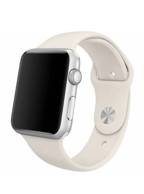 Силіконовий ремінець Watch Silicone для Apple Watch 42|44|45|46|49mm Antique White