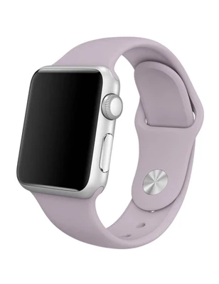 Силіконовий ремінець Watch Silicone для Apple Watch 38|40|41|42 (10 series) mm Lavender gray