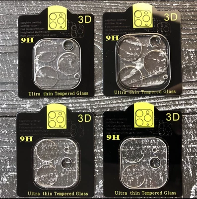 Захисне скло на камеру 3D Clear Glass для iPhone 12 mini Прозорий