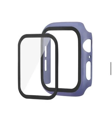Чохол прозорий Colored board matte для Apple Watch 40 mm / SE 40mm Lavender gray