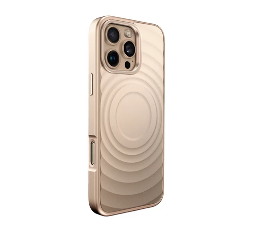 Протиударний силіконовий чохол з MagSafe Fantastic для iPhone 15 Pro Gold