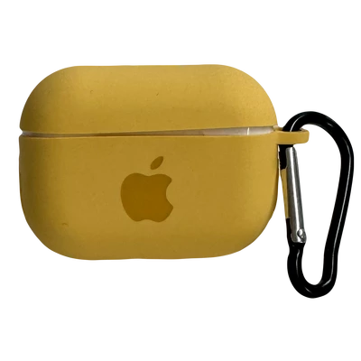 Чохол силіконовий Silicone Case з Logo для Apple AirPods Pro Yellow