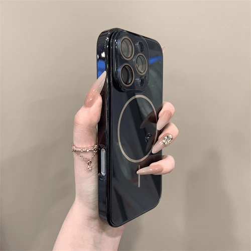 Глянцевий чохол Lume gloss з MagSafe для iPhone 13 Pro Black